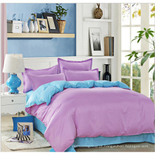 Folha de cama de cor para uso doméstico jogo de cama dom